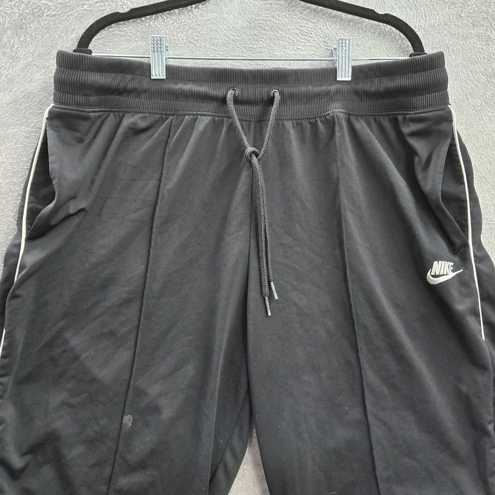 Nike Women Activewear Pants XL Black Swoosh‎ Embroidery Track